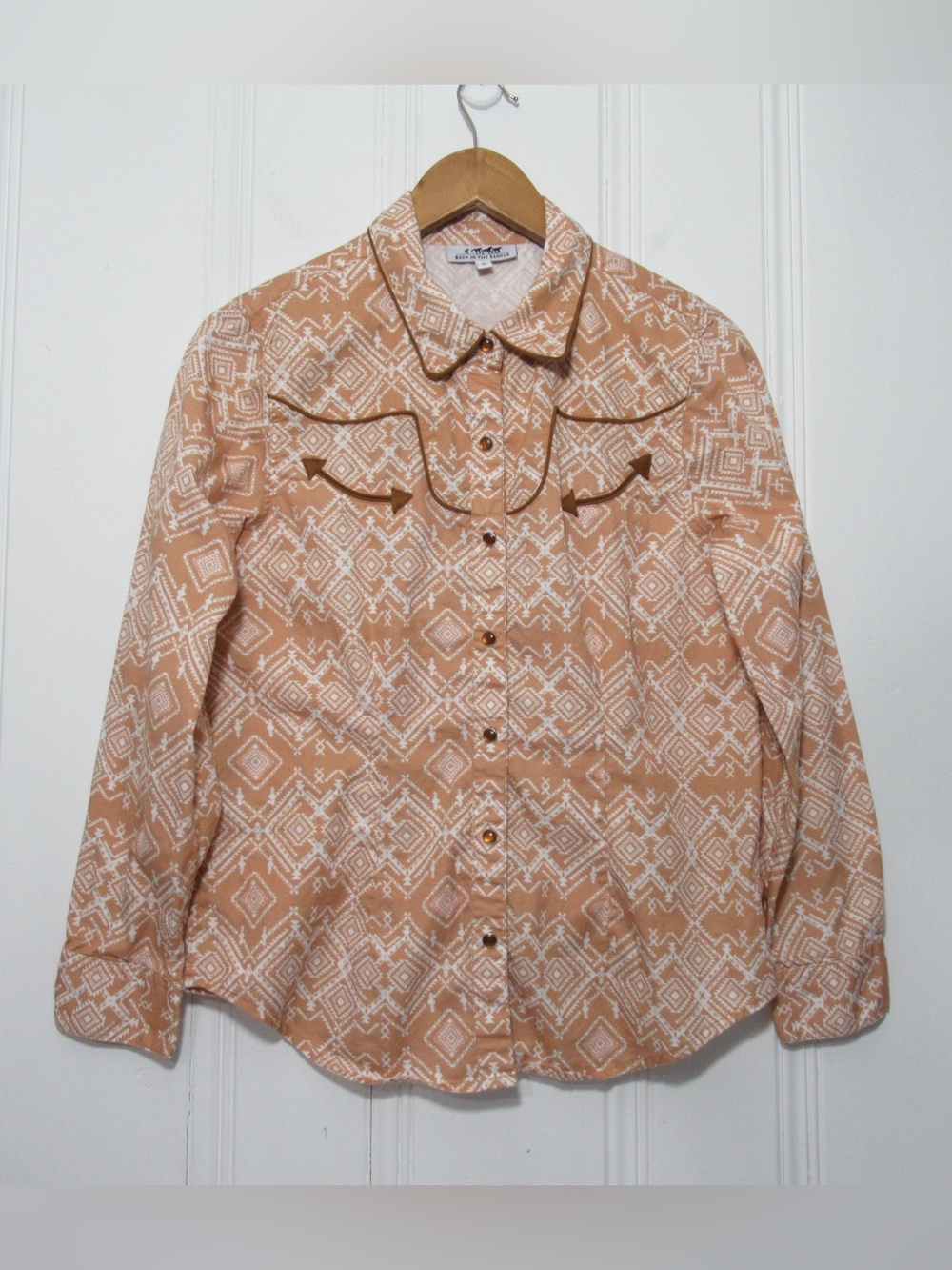 Western Button Down Shirt by Back in The Saddle Size Small